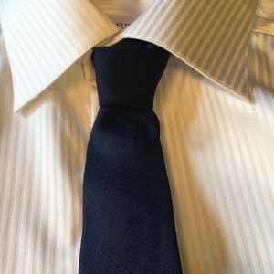 Vintage Easton’s dark blue narrow tie